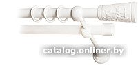

Карниз для штор Lm Decor Византия 066 2р гладкий 25/19мм (белый глянец, 3.6м)