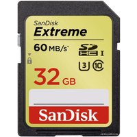 Карта памяти SanDisk Extreme SDHC UHS-I U3 Class 10 32GB (SDSDXN-032G-G46)