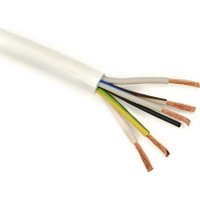 Провод силовой Автопровод ПВС-Т 5x4 (100 м, белый)