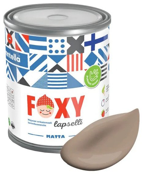 

Краска Finntella Foxy Lapselli Matte Nalle F-50-1-1-FL222 0.9 л (бежевый/коричневый)
