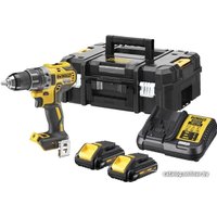 Дрель-шуруповерт DeWalt DCD791L2T-QW (с 2-мя АКБ, кейс)