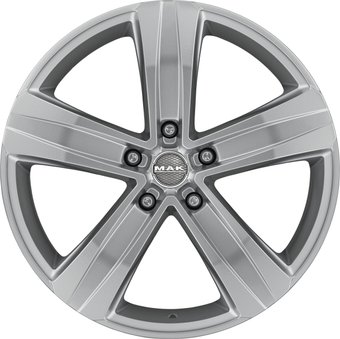 Литые диски MAK Stone 5 17x7" 5x108мм DIA 65.1мм ET 46мм Silver