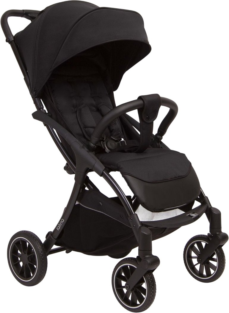 Коляска прогулочная «книга» PEPPY Latina (black cosmos)