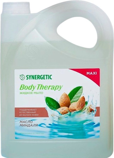 

Synergetic Жидкое мыло Body Therapy Масло миндаля 5 л