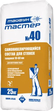 

Самонивелирующаяся смесь Тайфун МАСТЕР №40