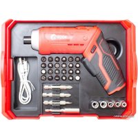 Электроотвертка Edon EDPL02-4 (с АКБ, с органайзером и набором оснастки)