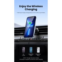 Держатель для смартфона Ugreen Magnetic Car Wireless Charger CD345 15120