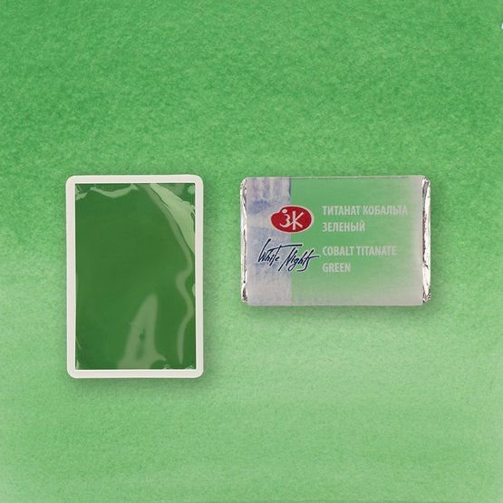 

Акварельная краска Невская палитра Белые ночи 1911765 (765 титанат кобальта зеленый)