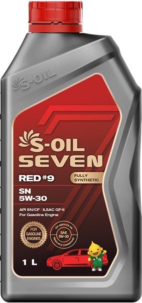 

Моторное масло S-OIL SEVEN RED #9 SN 5W-30 1л