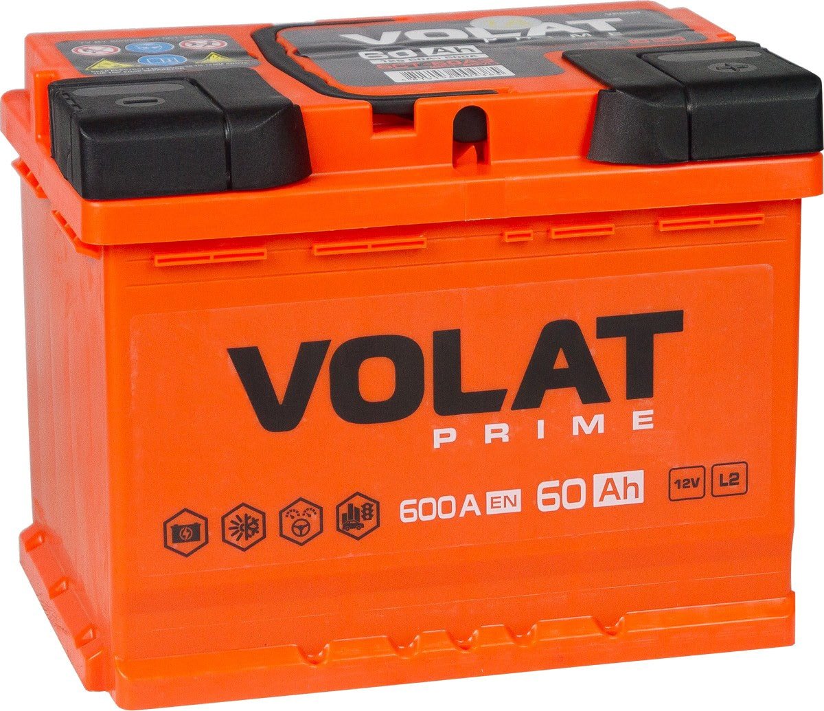 

Автомобильный аккумулятор VOLAT Prime R (60 А·ч)