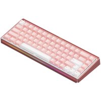 Клавиатура Akko Ray68 HE Magnetic Misty Pink & White (Akko AstroAim Magnetic, нет кириллицы)