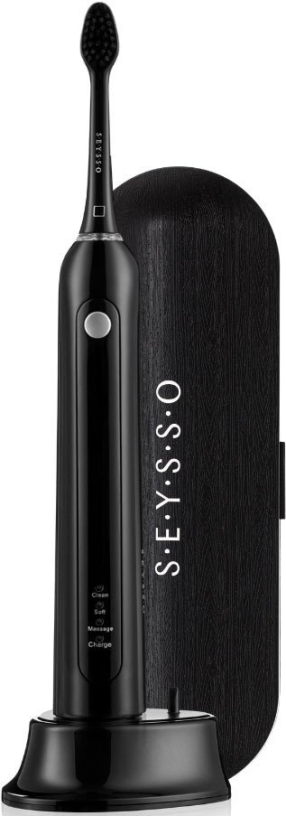 Электрическая зубная щетка Seysso Carbon Basic Black (с чехлом)