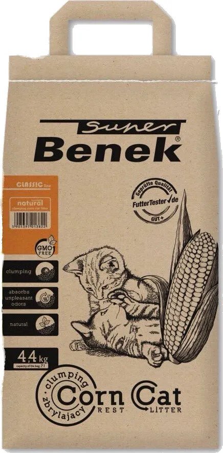 

Наполнитель для туалета Super Benek Corn Naturalny 7 л