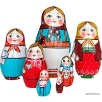 Развивающая игрушка Брестская Фабрика Сувениров в стиле первой русской матрешки (набор 7 шт)