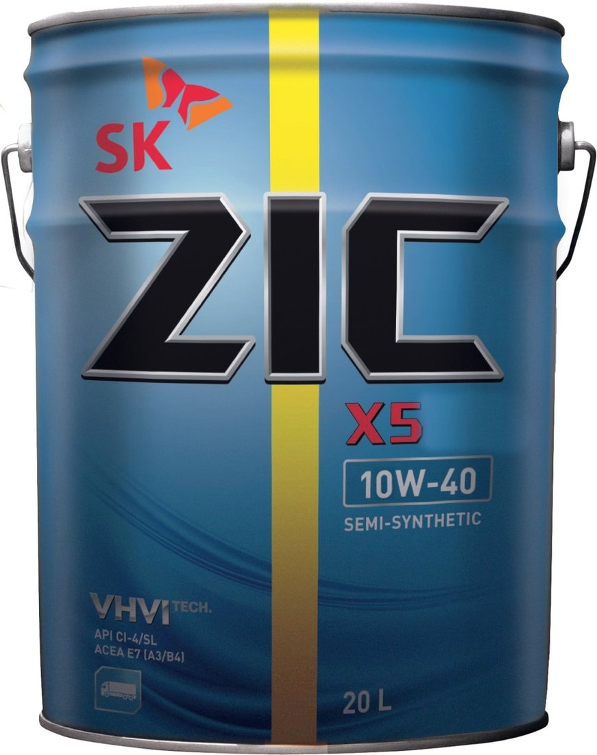 

Моторное масло ZIC X5 Diesel 10W-40 20л