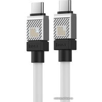 Кабель Baseus CoolPlay Series USB Type-C - USB Type-C (1 м, белый)