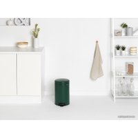 Мусорное ведро Brabantia Pedal Bin NewIcon 12 л (зеленая сосна)