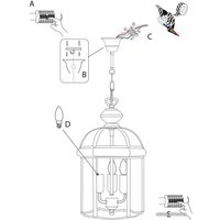 Светильник Arte Lamp Rimini A6505SP-3AB