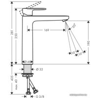 Смеситель Hansgrohe Vernis Blend 71582000