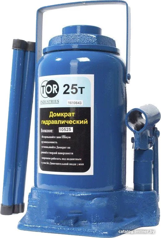 

Бутылочный домкрат TOR ДГ-25 г/п 25т