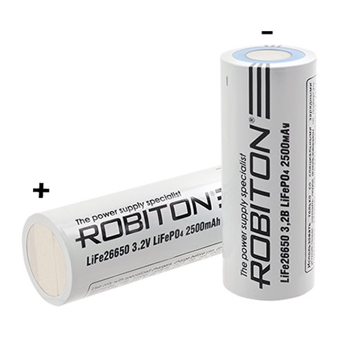 

Аккумулятор Robiton LiFe26650 2500mAh