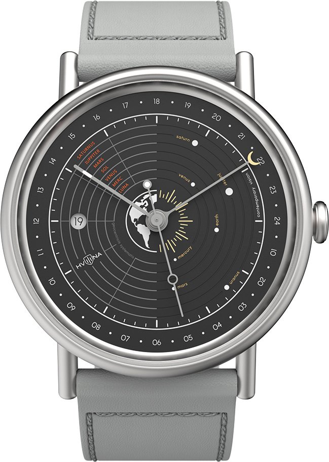 

Наручные часы HVILINA Universum Mechanical Grey