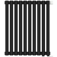 Стальной трубчатый радиатор Сунержа Эстет-00 EU50 500х450 10 секций (матовый черный)