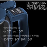 Электрический чайник Polaris PWK 1720CGLD Wi-Fi IQ Home (синий)