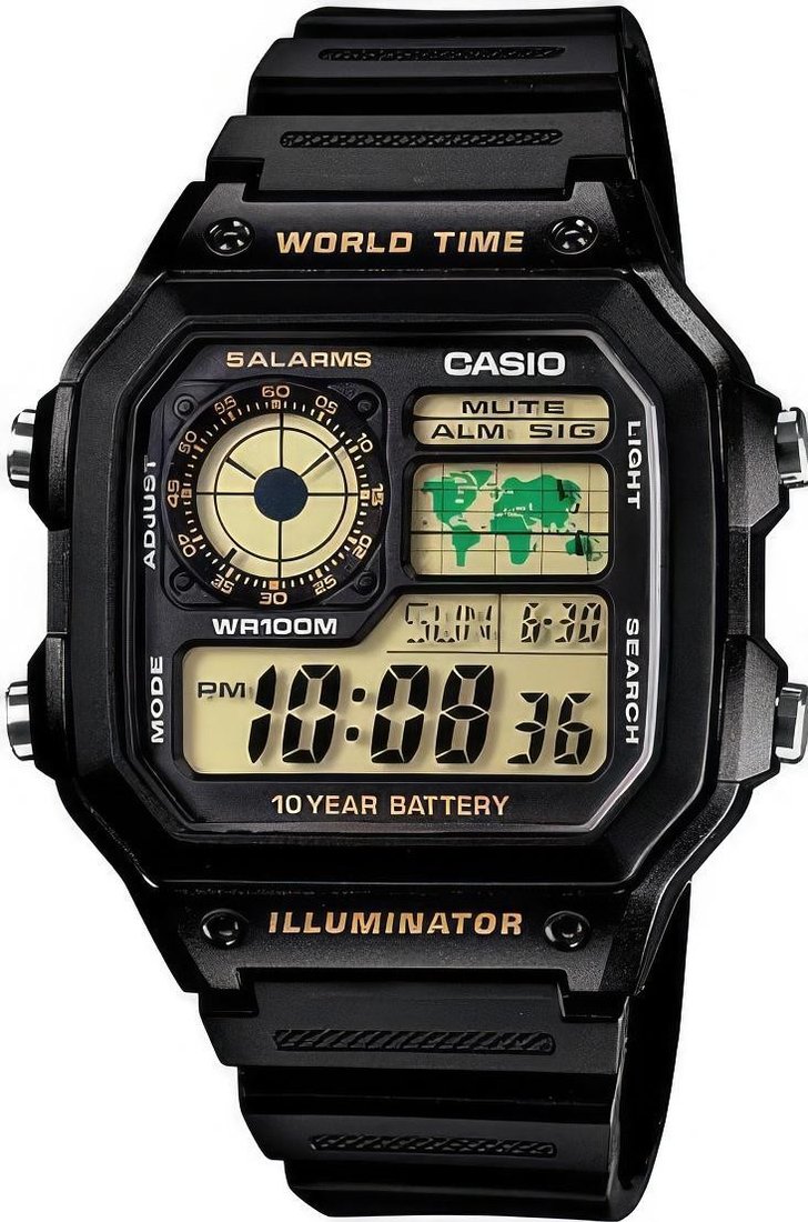 

Наручные часы Casio AE-1200WH-1B