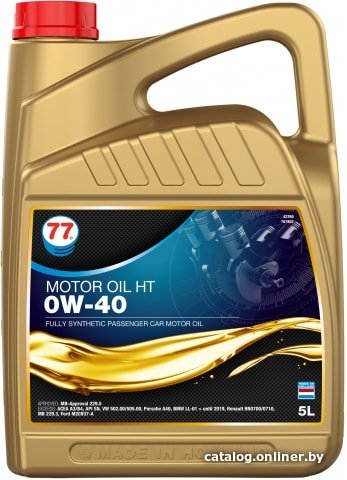 Моторное масло 77 Lubricants HT 0W-40 5л