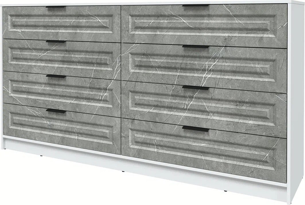 

Комод Интерлиния Концепт КТ-К197 Деко (белый платинум/керамика)
