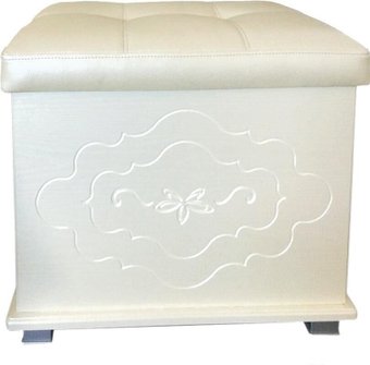 Пуфик КМК Мебель Жемчужина 0380.20 венге светлый/ясень жемчужный