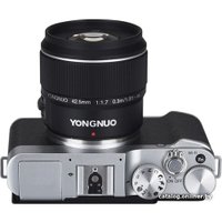 Объектив Yongnuo 42.5mm f/1.7 MFT Micro Four Thirds