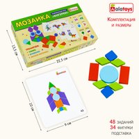 Развивающая игра Alatoys Мозаика Фигурки МКФ03