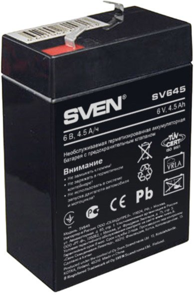 

Аккумулятор для ИБП SVEN SV645