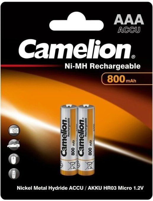 

Аккумулятор Camelion NH-AAA 800BP2 2 шт