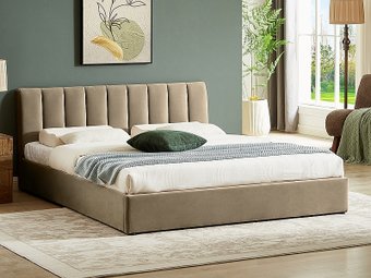 Кровать Signal Montreal Velvet Bluvel 28 160х200 (бежевый)