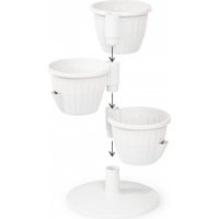 Горшок Альтернатива Каскад М8067 (белый)