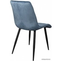 Стул AksHome Fred (темно-лазурный/черный)