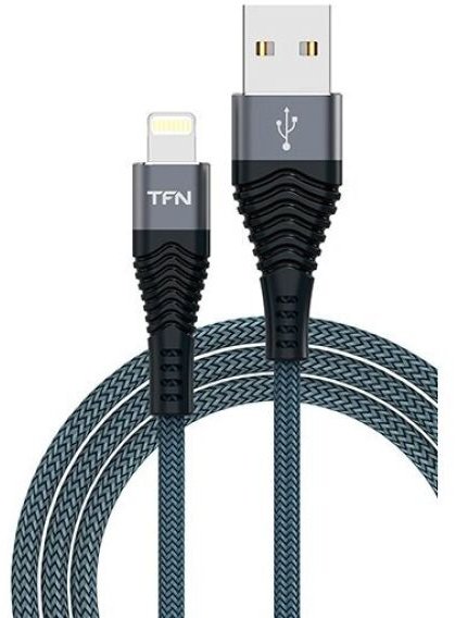 

Кабель TFN CMFLIGA1MNLGR USB Type-A - Lightning (1 м, серый)