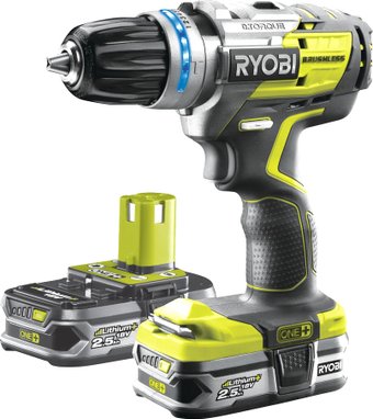 Ryobi R18PDBL-225S 5133003613 (с 2-мя АКБ)