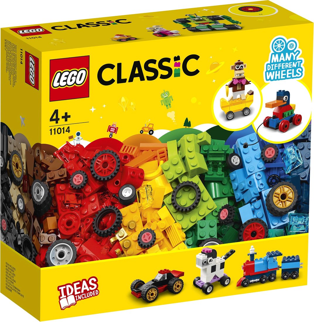 

Конструктор LEGO Classic 11014 Кубики и колеса