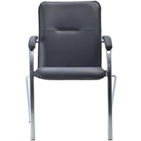 Офисный стул Helmi Самба М HL-F04 344607 (металл хром/экокожа/черный BOX2)