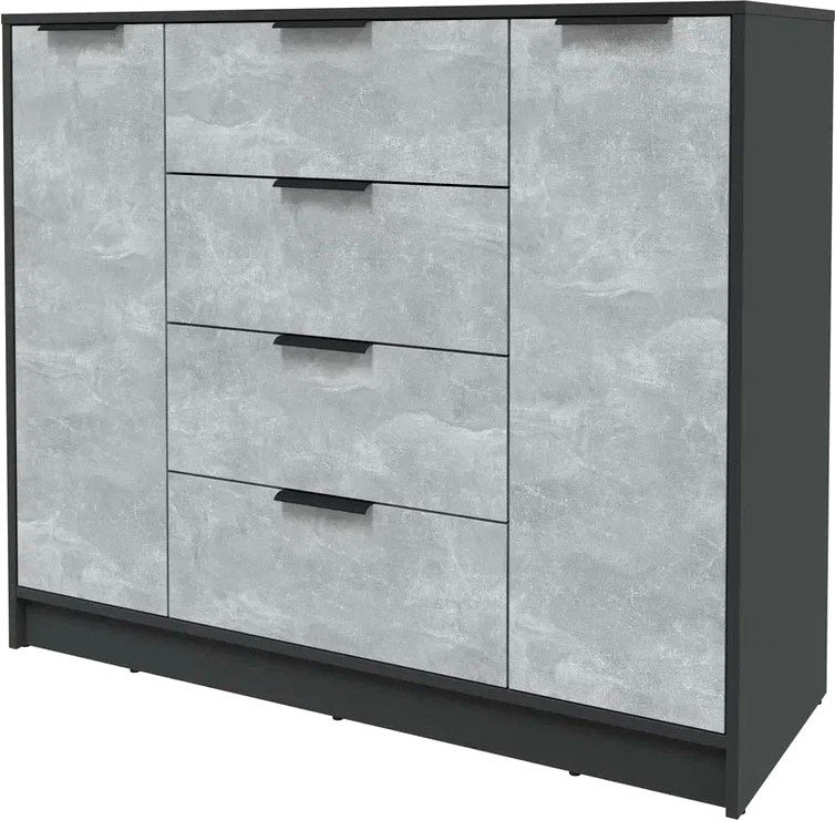 

Тумба Интерлиния Концепт КТ-Т120 (бетон/антрацит)