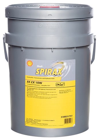 Гидравлическое масло Shell Spirax S4 CX 10W 20л