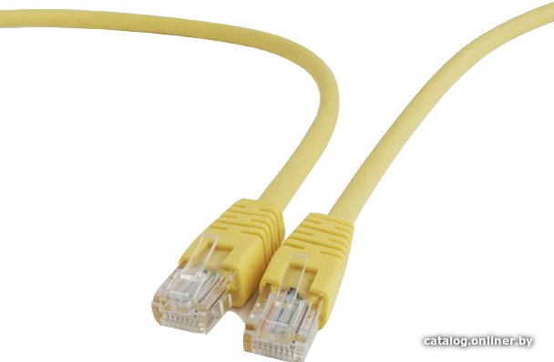 Кабель Cablexpert RJ45 - RJ45 PP12-20M/Y (20 м, желтый)