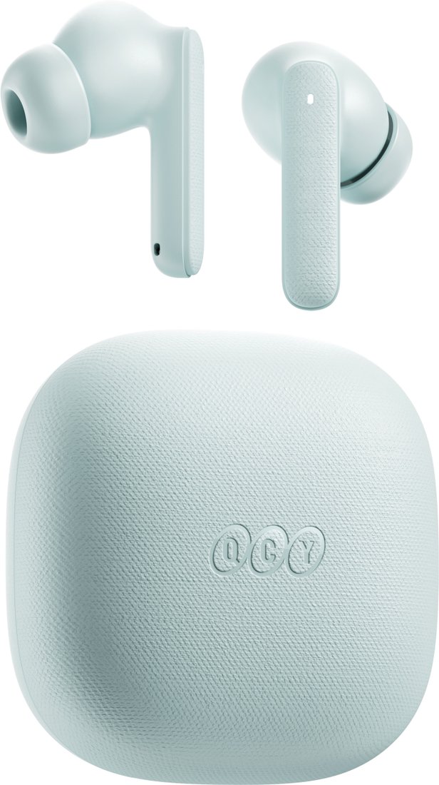 Наушники QCY Buds QT43 (голубой)