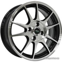 Литые диски Megami MGM-5 15x6" 5x100мм DIA 57.1мм ET 38мм BKF
