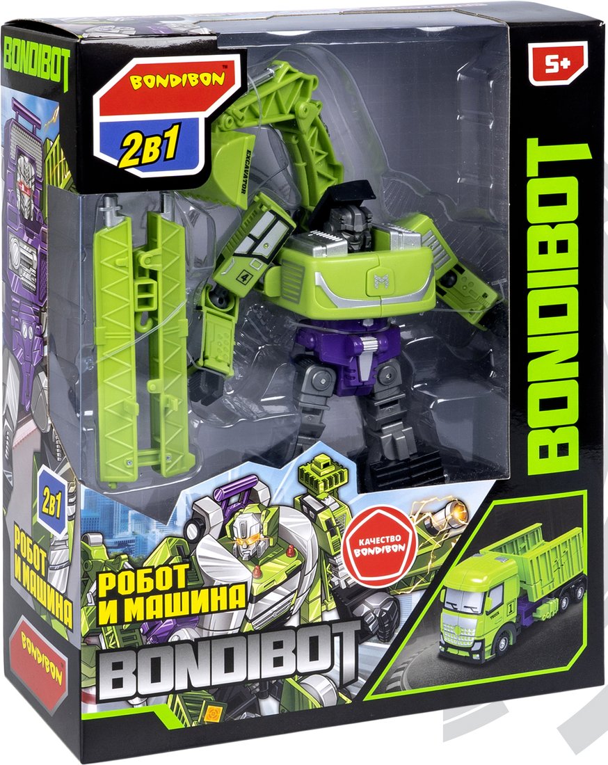 

Трансформер Bondibon Bondibot Гусеничный эскаватор ВВ5934
