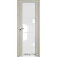 Межкомнатная дверь ProfilDoors 110U L 70x200 (шеллгрей, стекло лак классик)